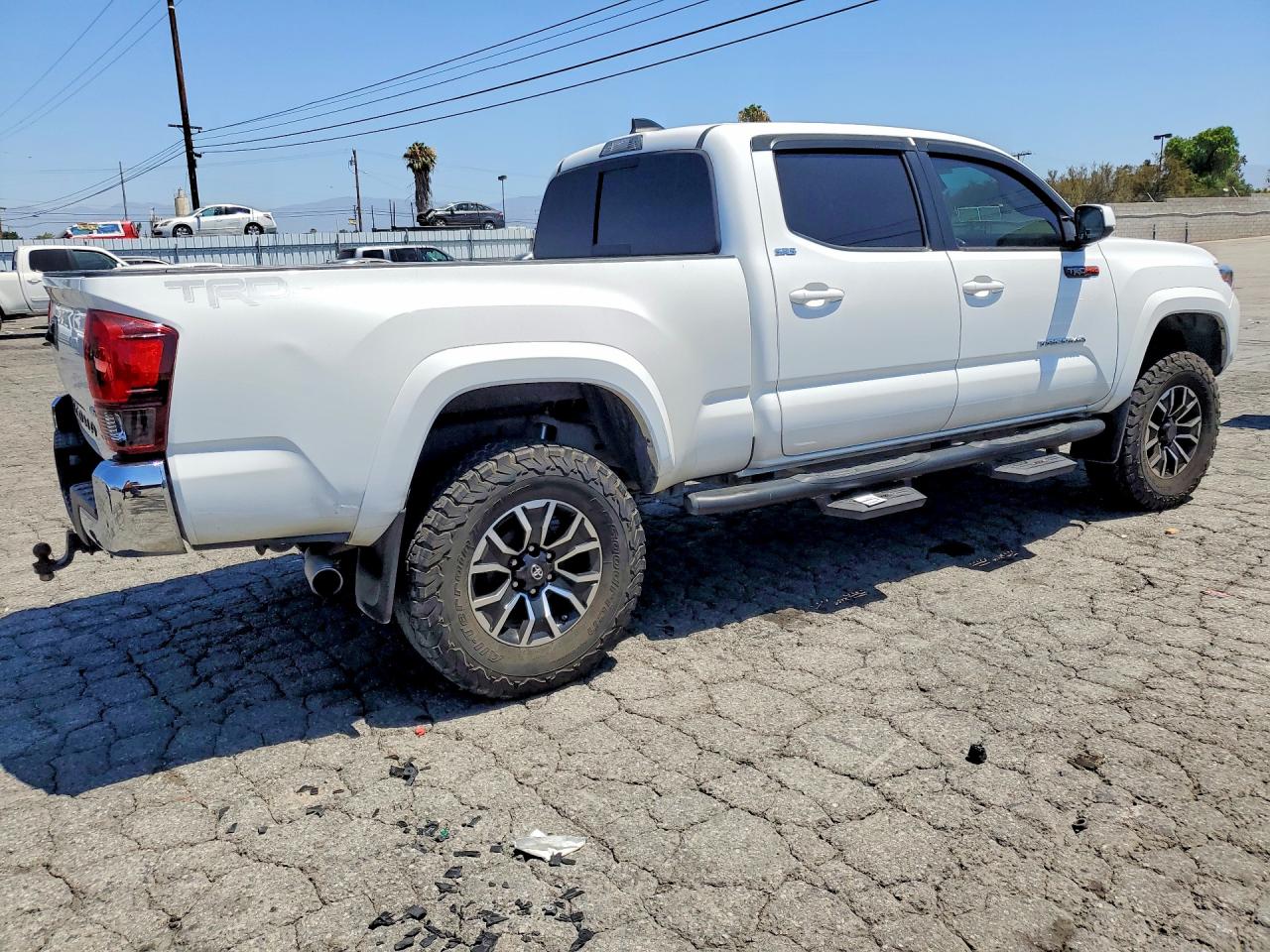 2022 Toyota Tacoma Sr5 V6 White vin: 3TMBZ5DN2NM036553