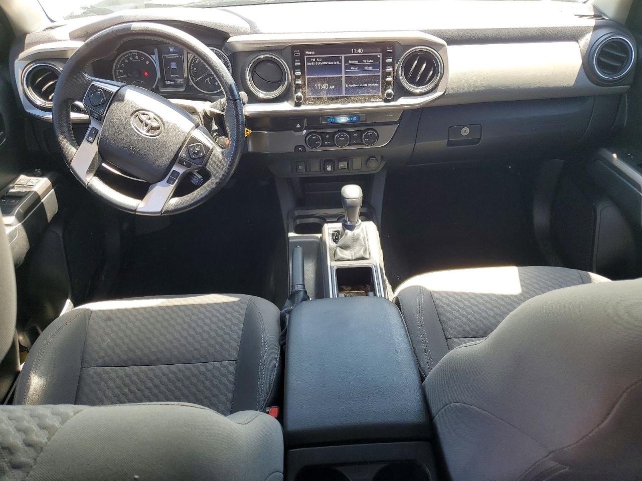 2022 Toyota Tacoma Sr5 V6 White vin: 3TMBZ5DN2NM036553