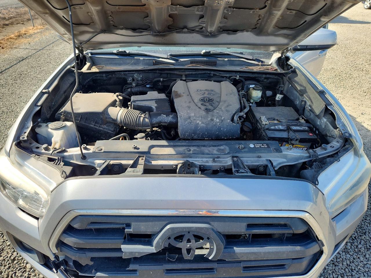 2016 Toyota Tacoma Sr5 V6 Silver vin: 3TMBZ5DN3GM005203