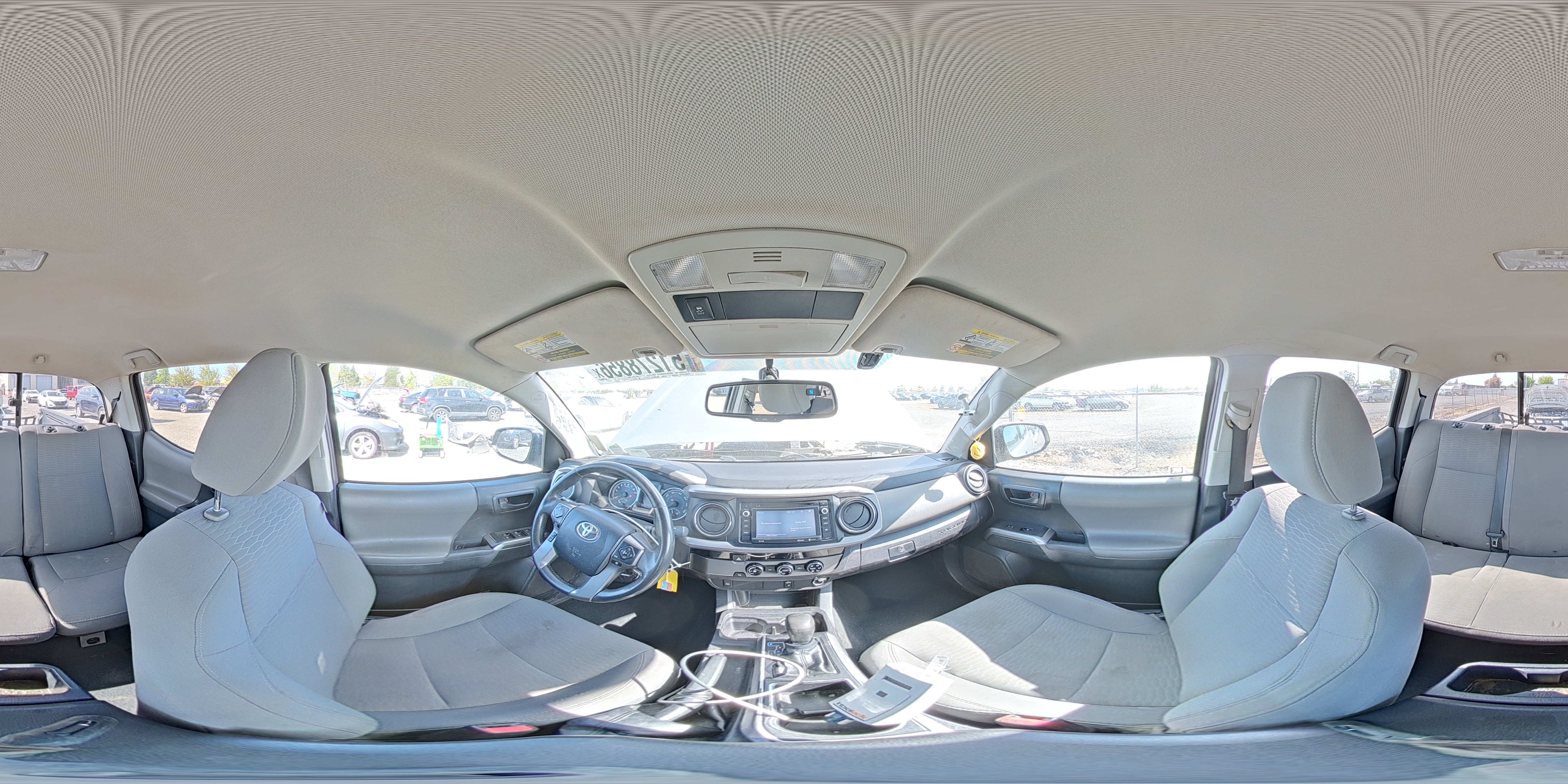 2016 Toyota Tacoma Sr5 V6 Silver vin: 3TMBZ5DN3GM005203