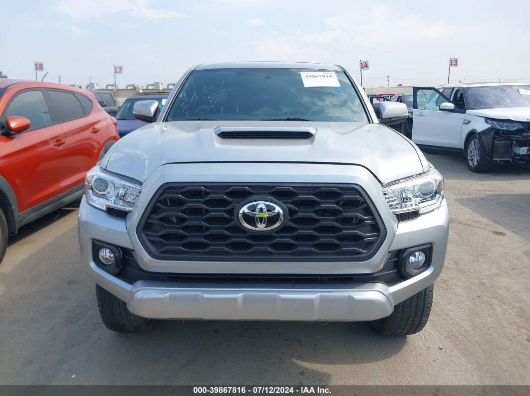 2017 Toyota Tacoma Trd Sport Silver vin: 3TMBZ5DN4HM011416