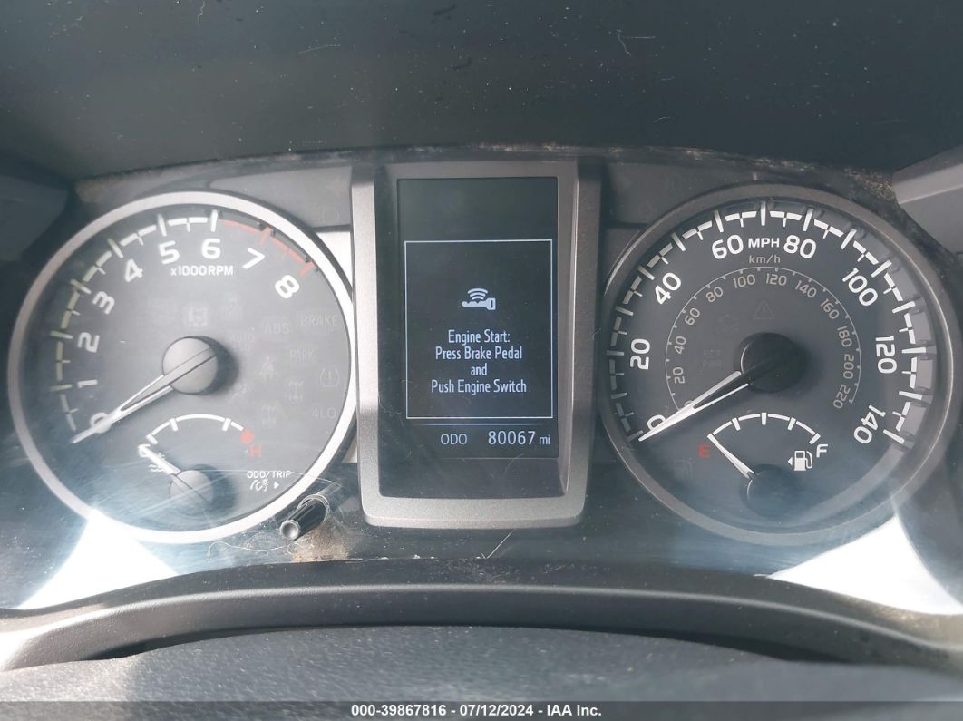 2017 Toyota Tacoma Trd Sport Silver vin: 3TMBZ5DN4HM011416
