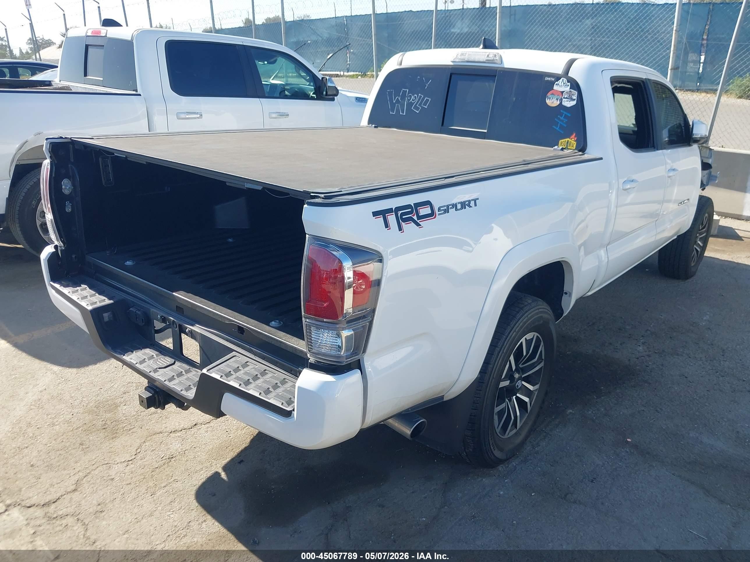2023 Toyota Tacoma Trd Sport Белый vin: 3TMBZ5DN4PM040462