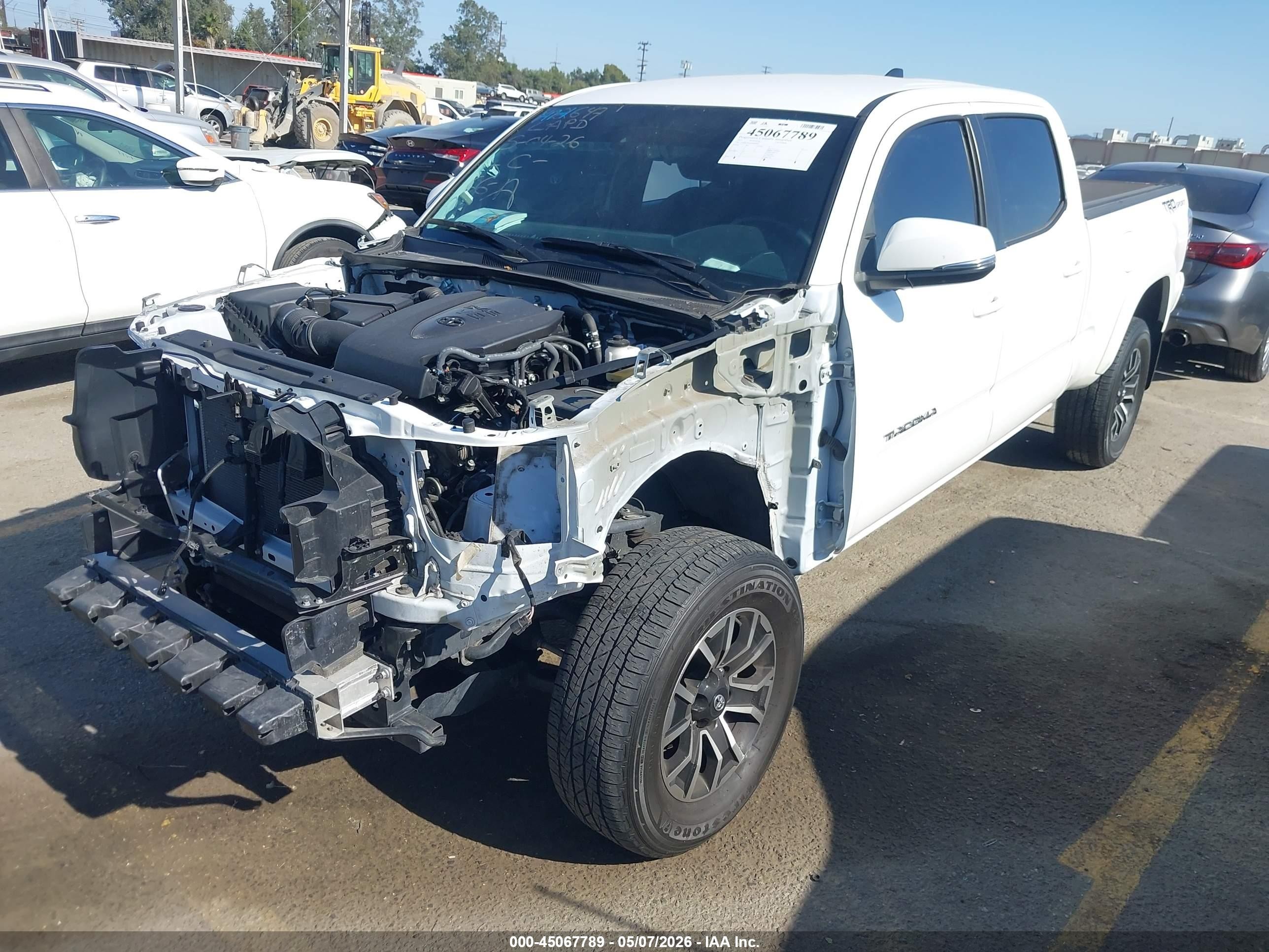 2023 Toyota Tacoma Trd Sport Белый vin: 3TMBZ5DN4PM040462