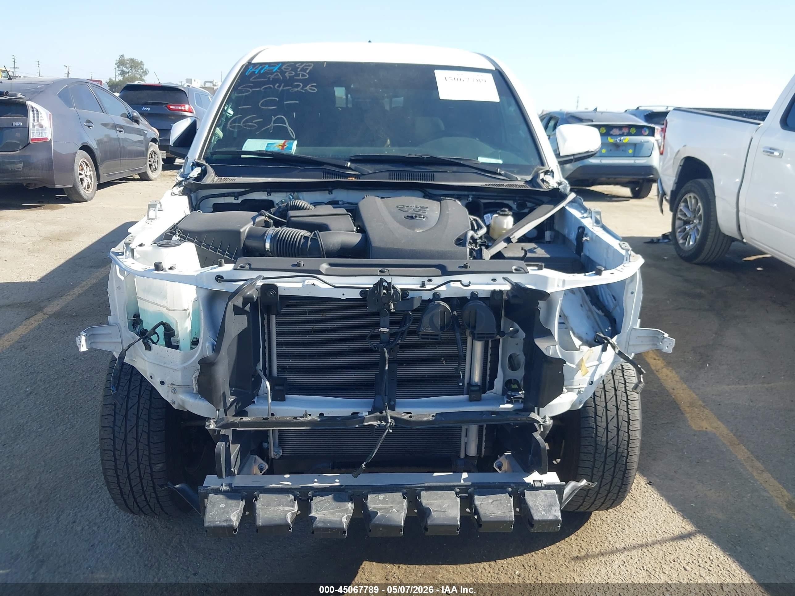 2023 Toyota Tacoma Trd Sport Белый vin: 3TMBZ5DN4PM040462
