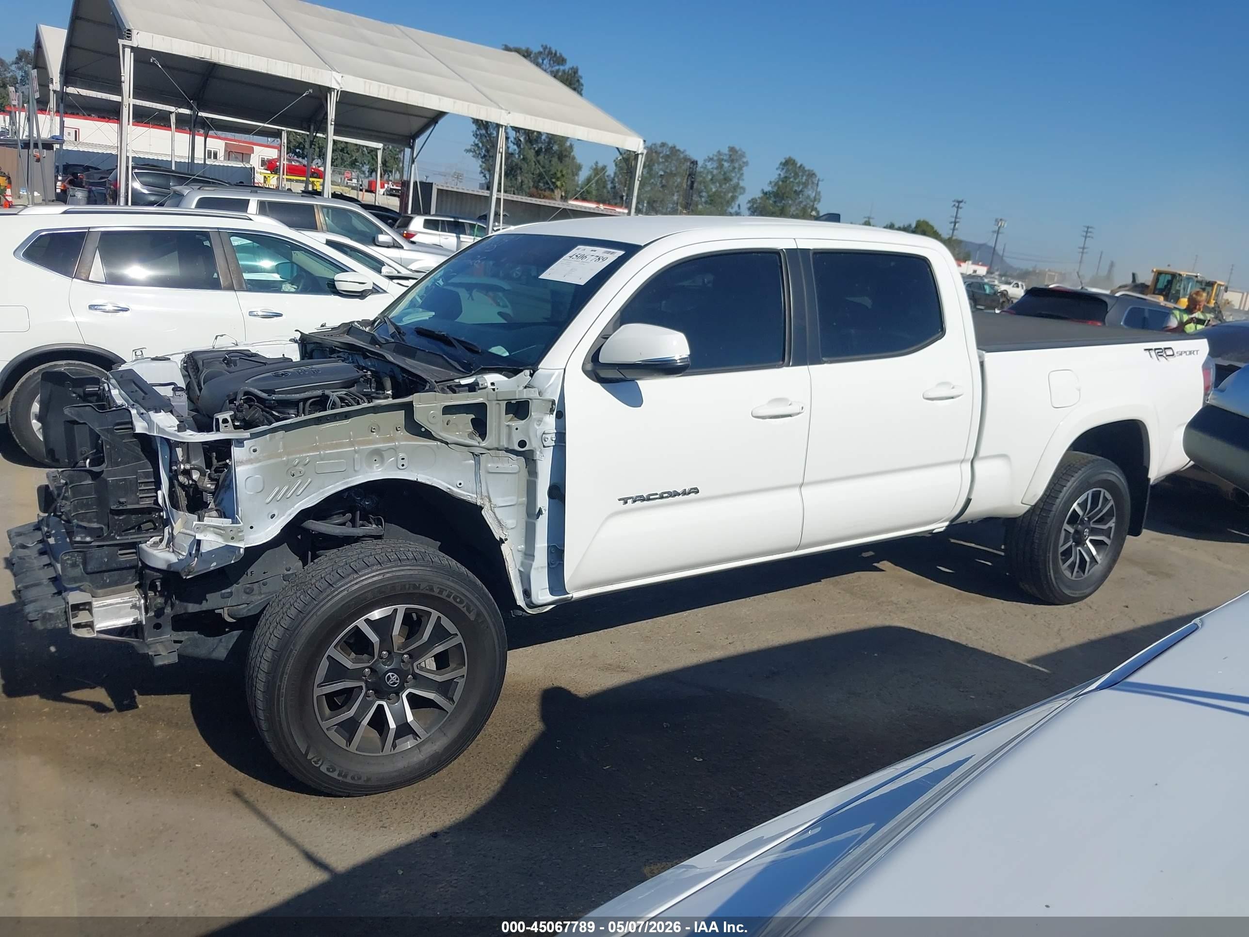 2023 Toyota Tacoma Trd Sport Белый vin: 3TMBZ5DN4PM040462