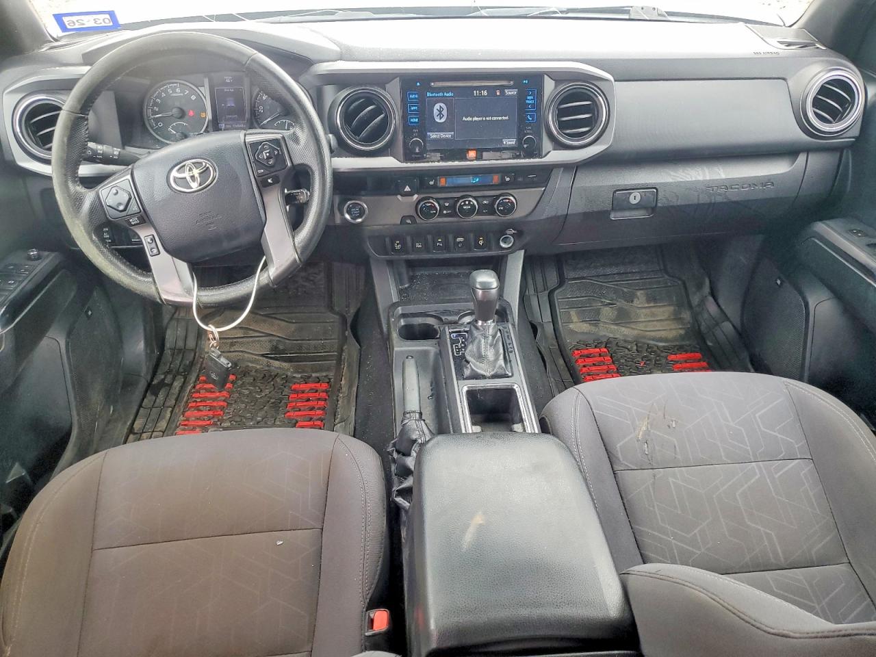 2016 Toyota Tacoma Sr5 V6 Silver vin: 3TMBZ5DN7GM004121