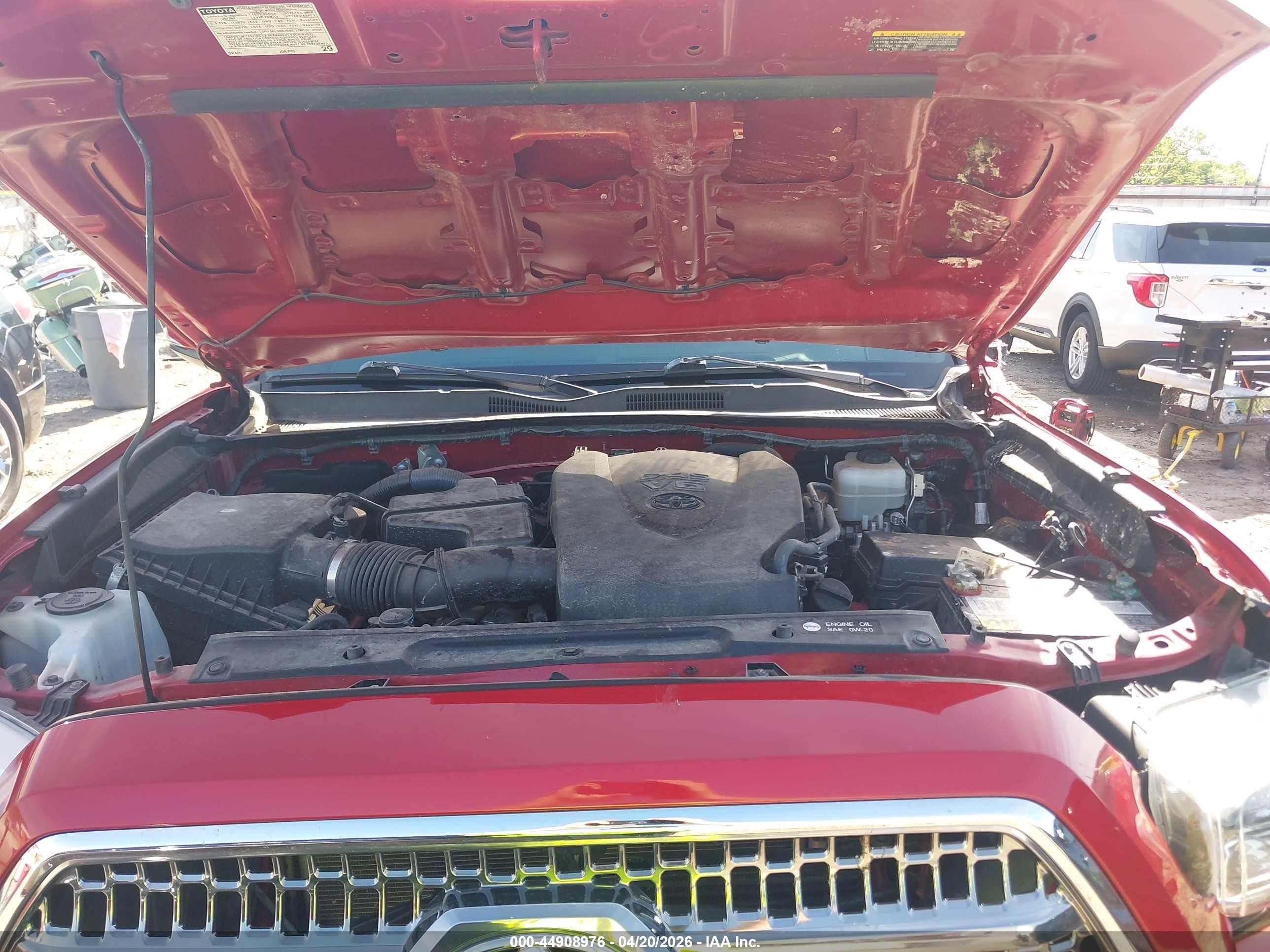2017 Toyota Tacoma Trd Off Road Red vin: 3TMCZ5AN0HM061707