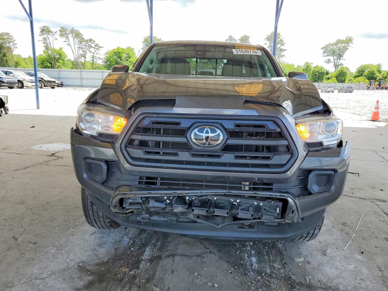 2019 Toyota Tacoma Sr V6 Gray vin: 3TMCZ5AN0KM201102