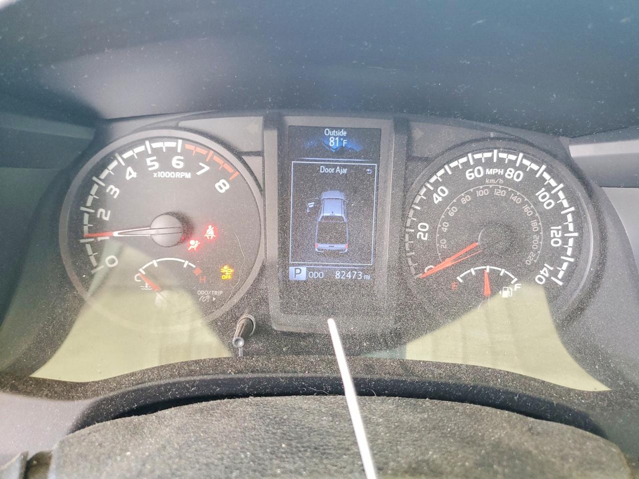 2019 Toyota Tacoma Sr V6 Gray vin: 3TMCZ5AN0KM201102