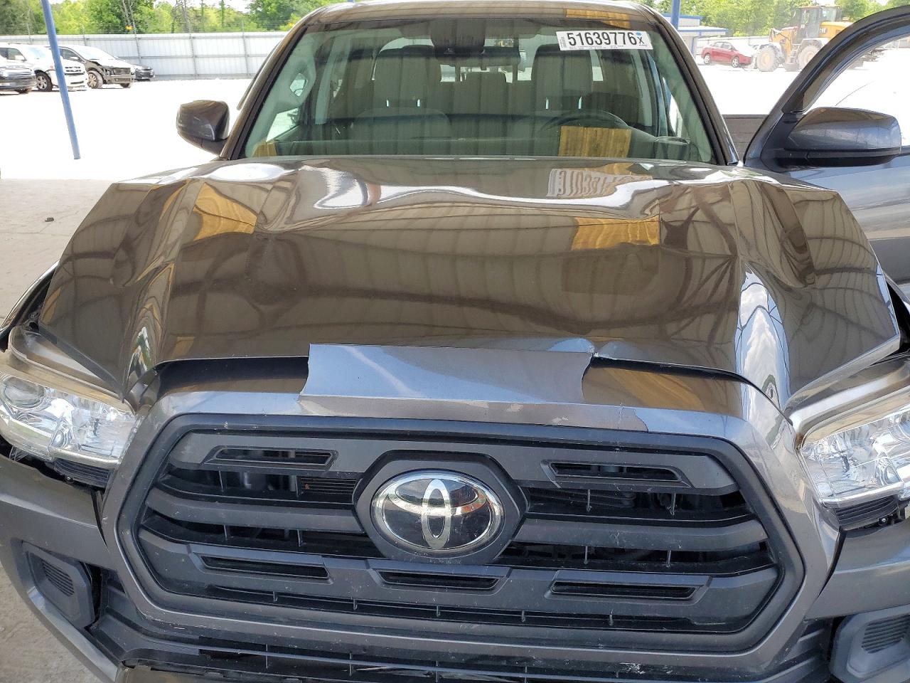 2019 Toyota Tacoma Sr V6 Gray vin: 3TMCZ5AN0KM201102