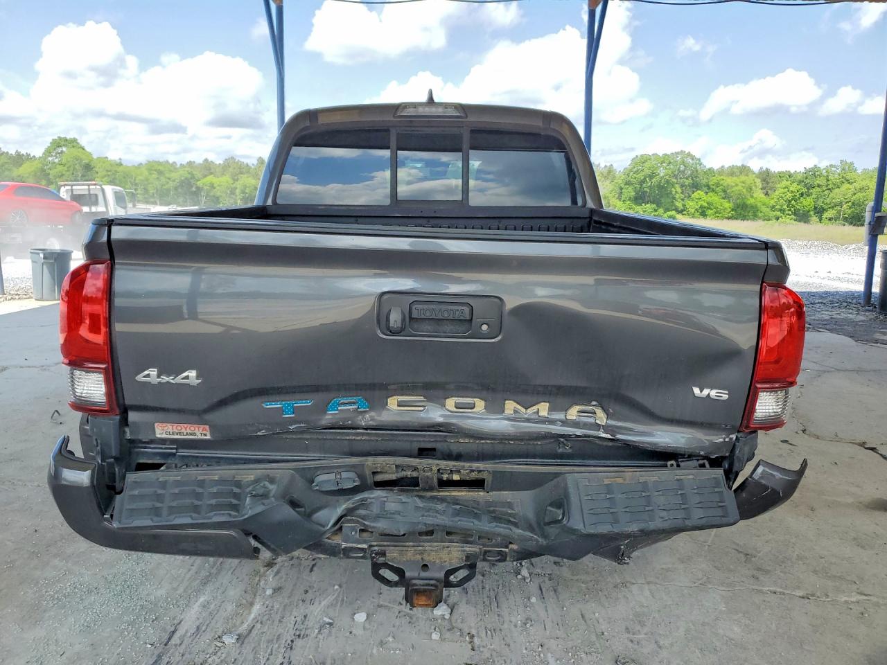 2019 Toyota Tacoma Sr V6 Gray vin: 3TMCZ5AN0KM201102