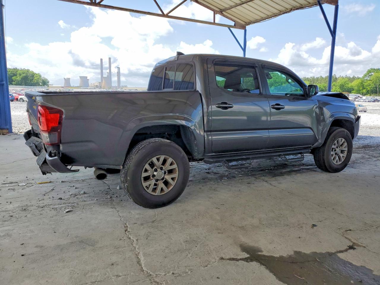 2019 Toyota Tacoma Sr V6 Gray vin: 3TMCZ5AN0KM201102