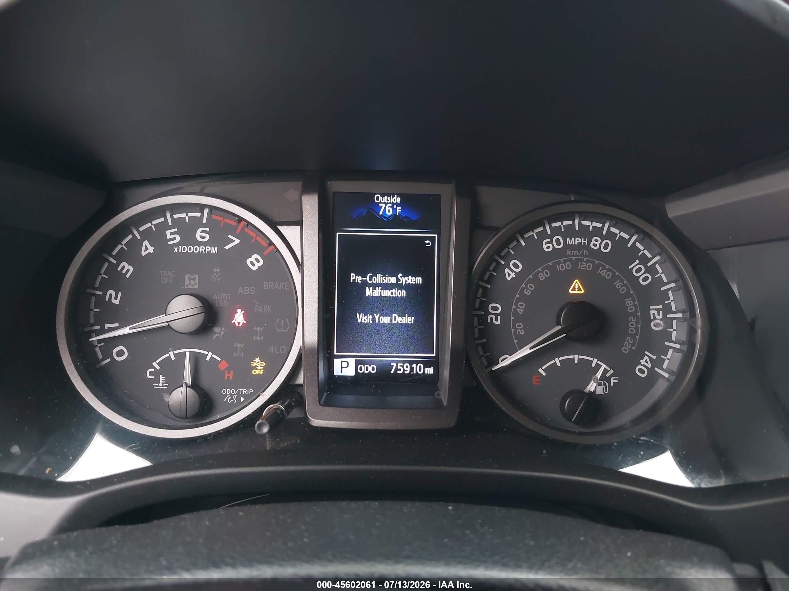 2021 Toyota Tacoma Trd Sport Белый vin: 3TMCZ5AN0MM445528