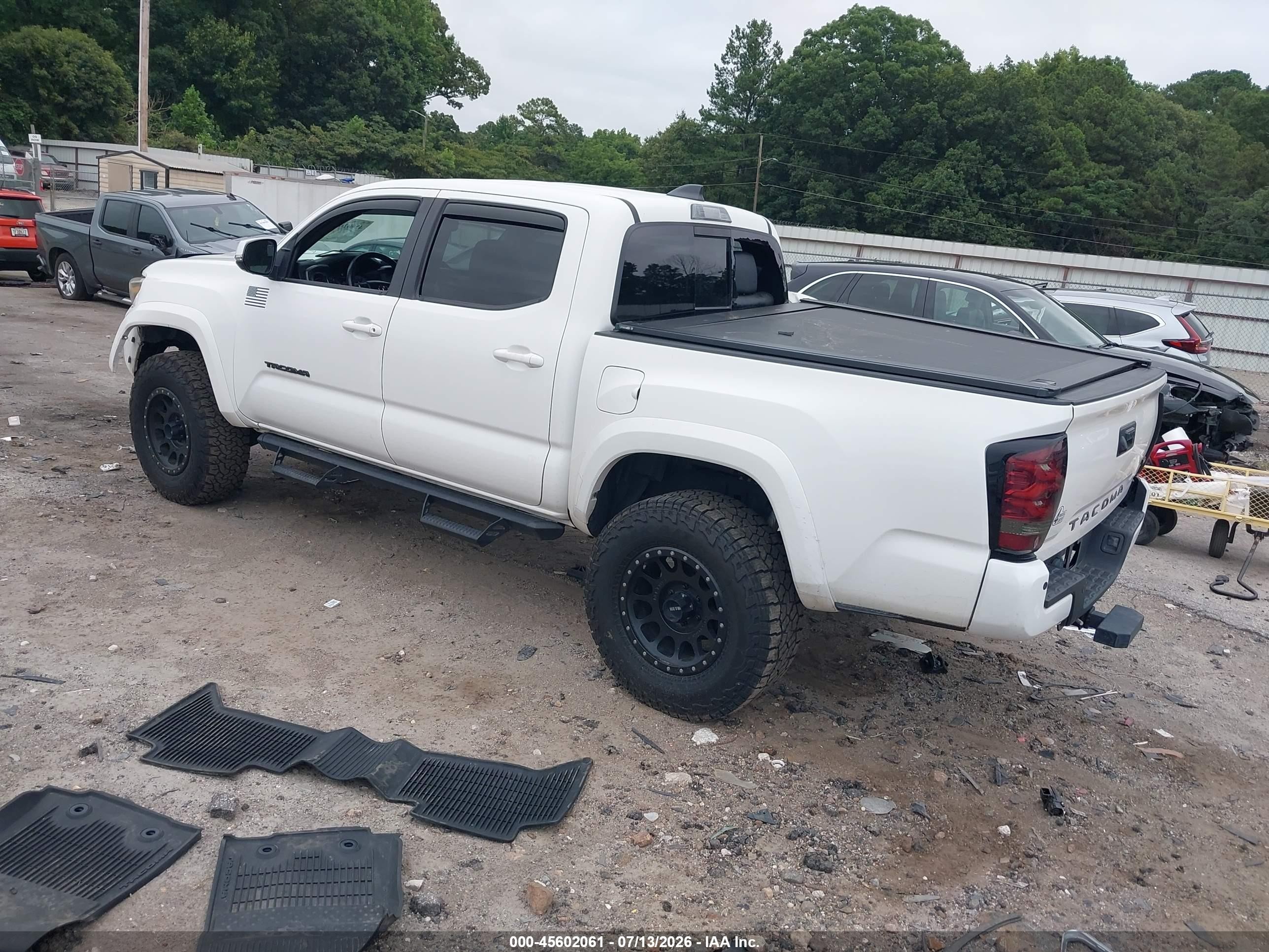 2021 Toyota Tacoma Trd Sport Белый vin: 3TMCZ5AN0MM445528