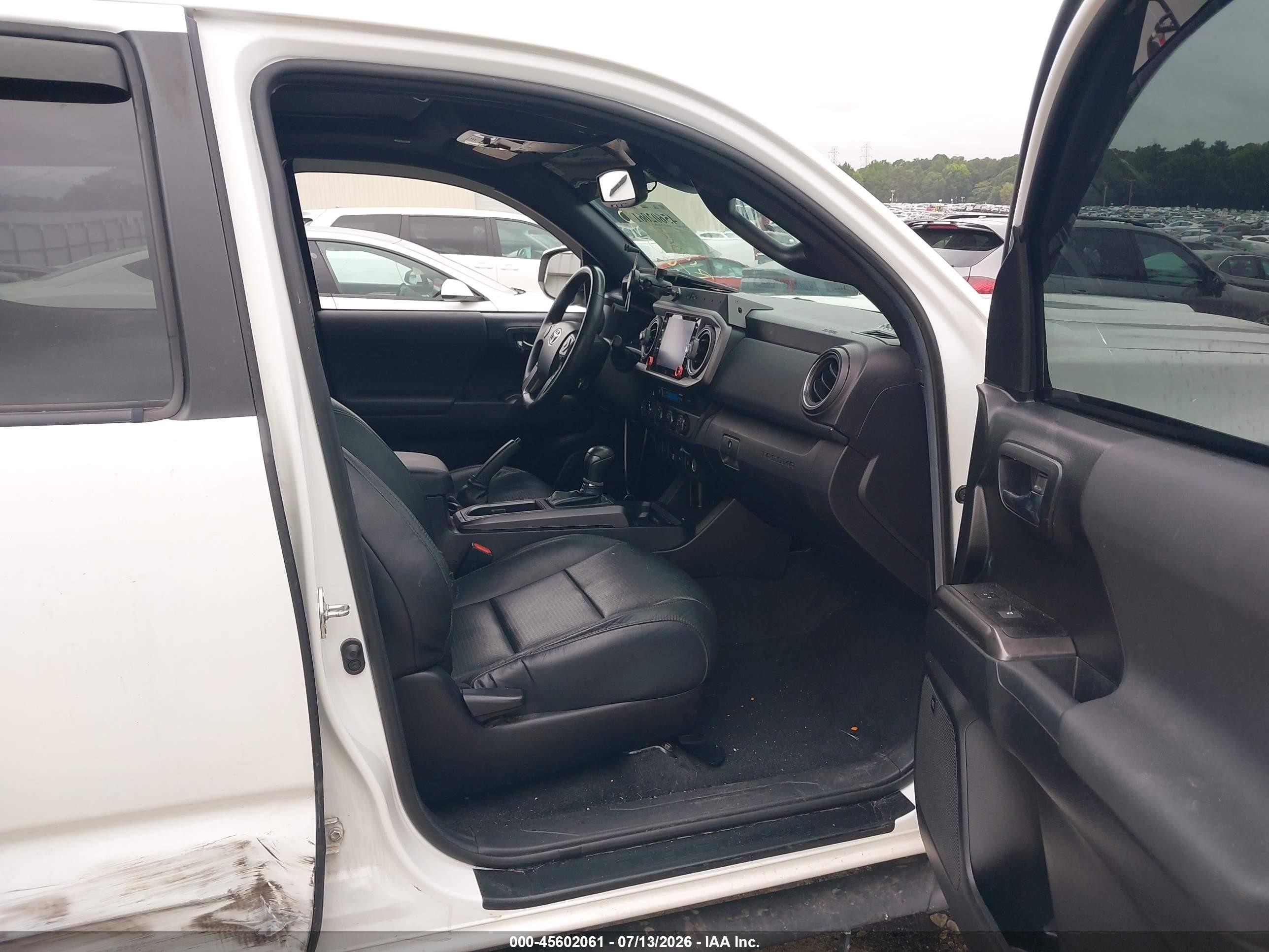 2021 Toyota Tacoma Trd Sport Белый vin: 3TMCZ5AN0MM445528