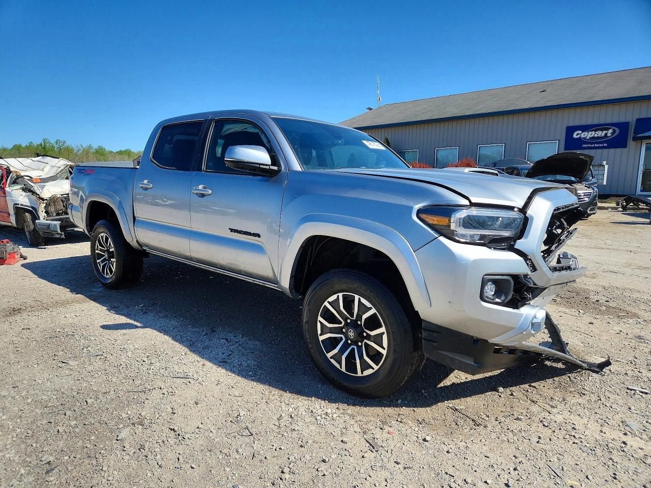 2023 Toyota Tacoma Trd Sport Silver vin: 3TMCZ5AN0PM601734
