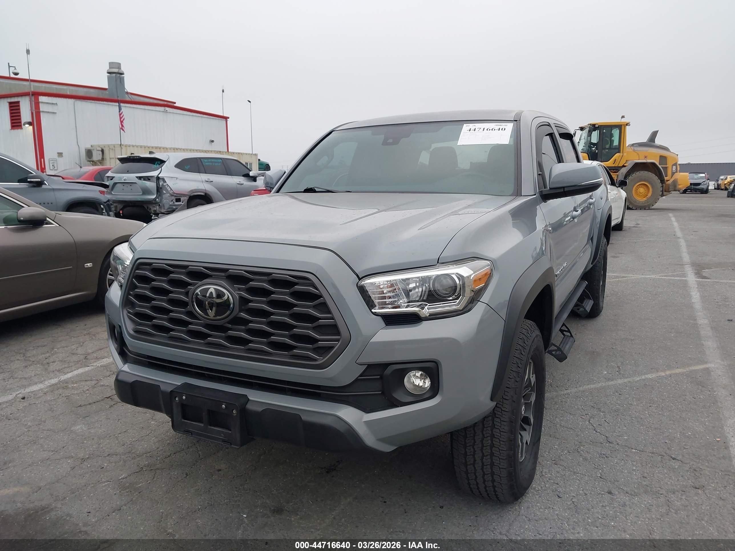 2021 Toyota Tacoma Trd Off-road Серый vin: 3TMCZ5AN1MM433839