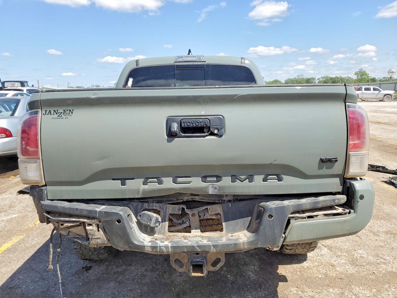 2023 Toyota Tacoma Trd Off-road Green vin: 3TMCZ5AN1PM621314