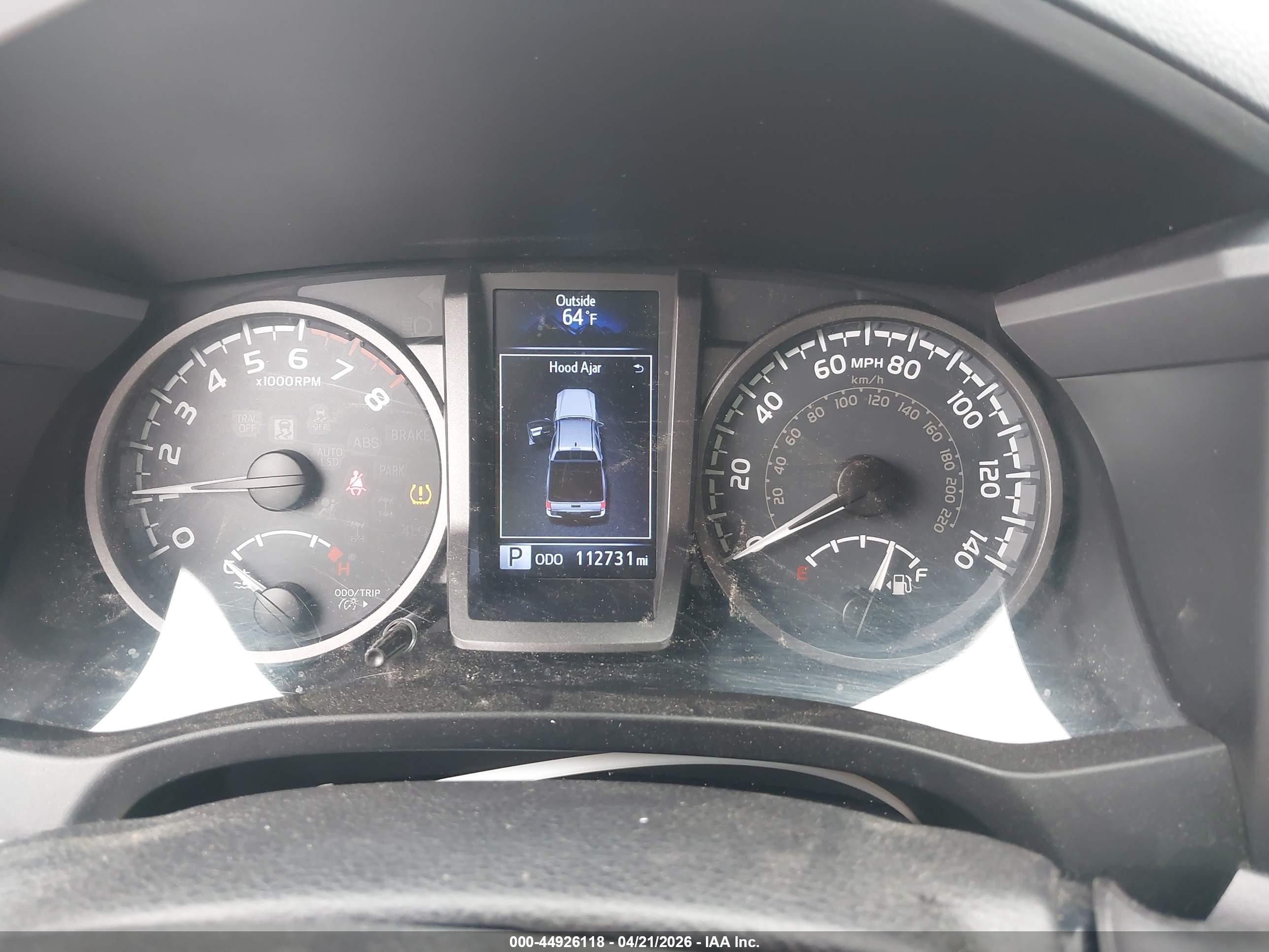 2016 Toyota Tacoma Trd Off Road Gray vin: 3TMCZ5AN2GM026889