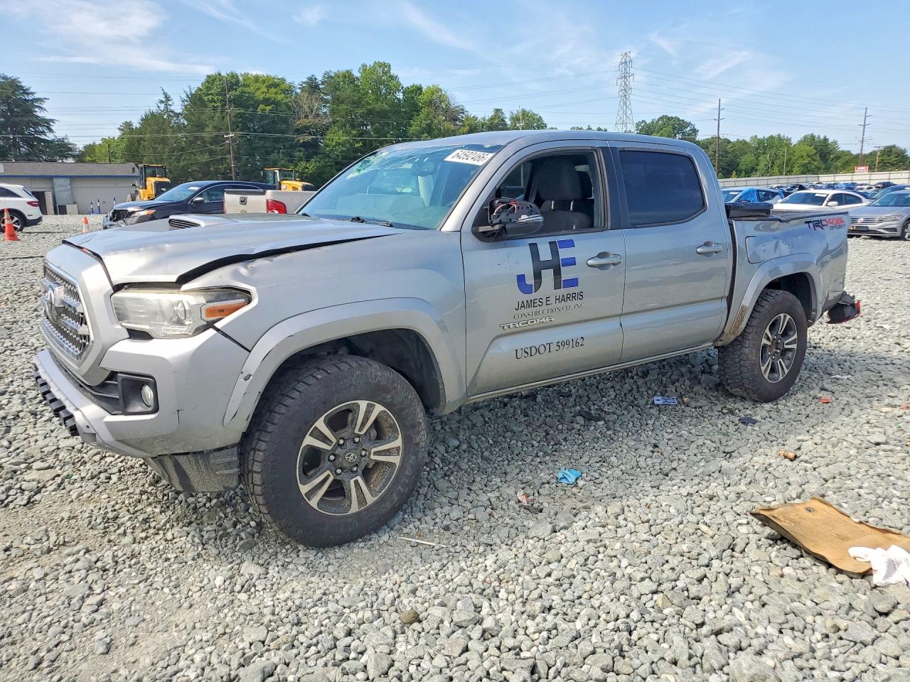 2017 Toyota Tacoma Trd Sport Silver vin: 3TMCZ5AN2HM085457