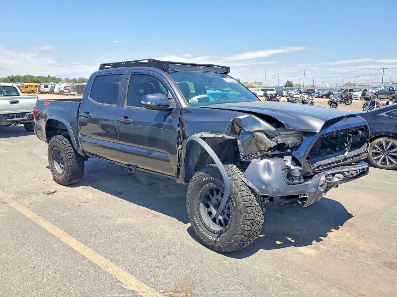 2018 Toyota Tacoma Trd Off-road Charcoal vin: 3TMCZ5AN2JM152158