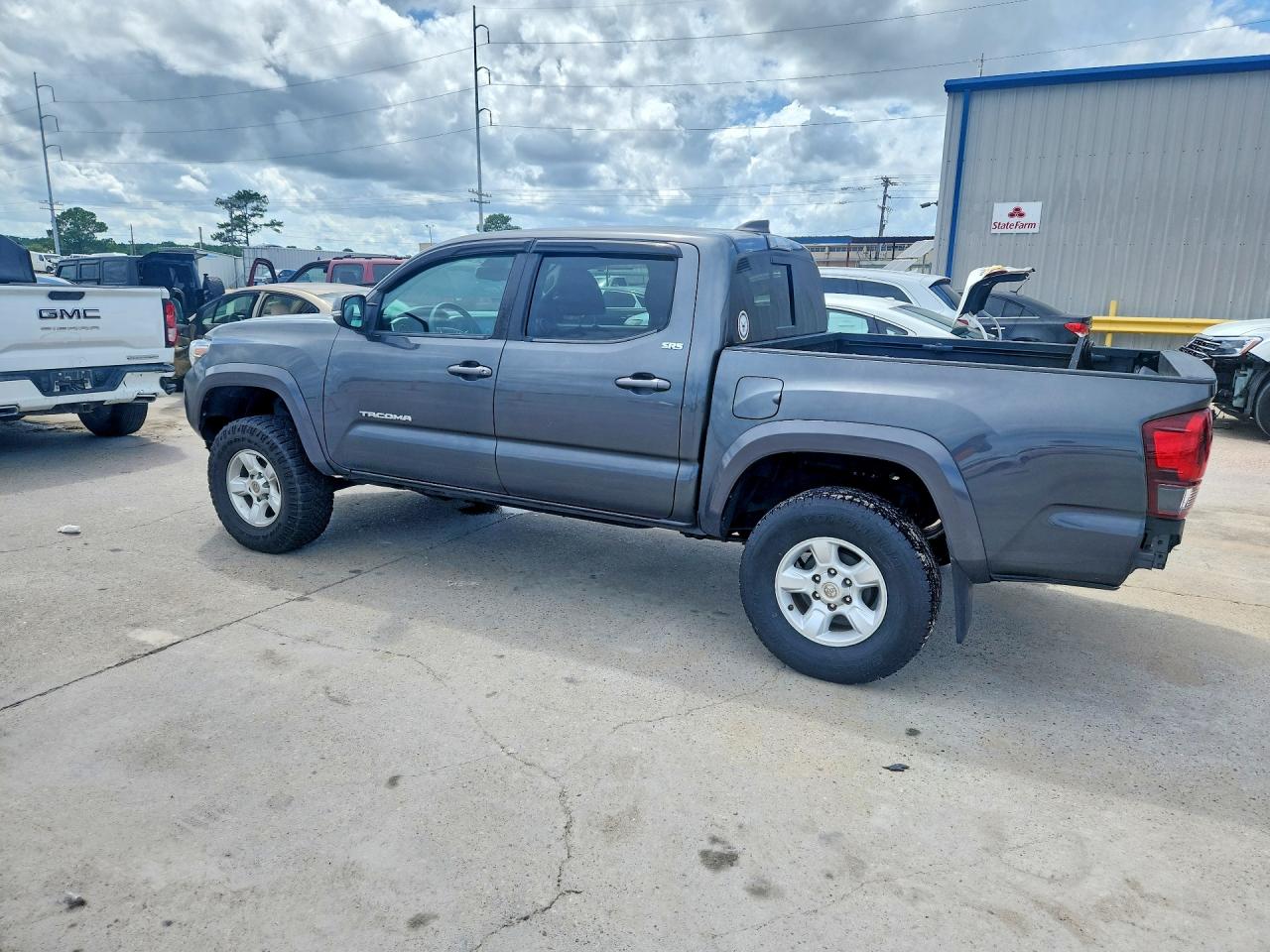 2021 Toyota Tacoma Sr5 V6 Gray vin: 3TMCZ5AN2MM427547