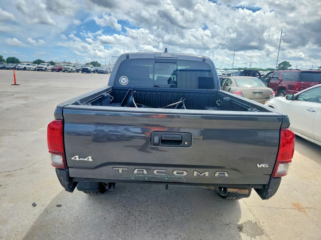 2021 Toyota Tacoma Sr5 V6 Gray vin: 3TMCZ5AN2MM427547