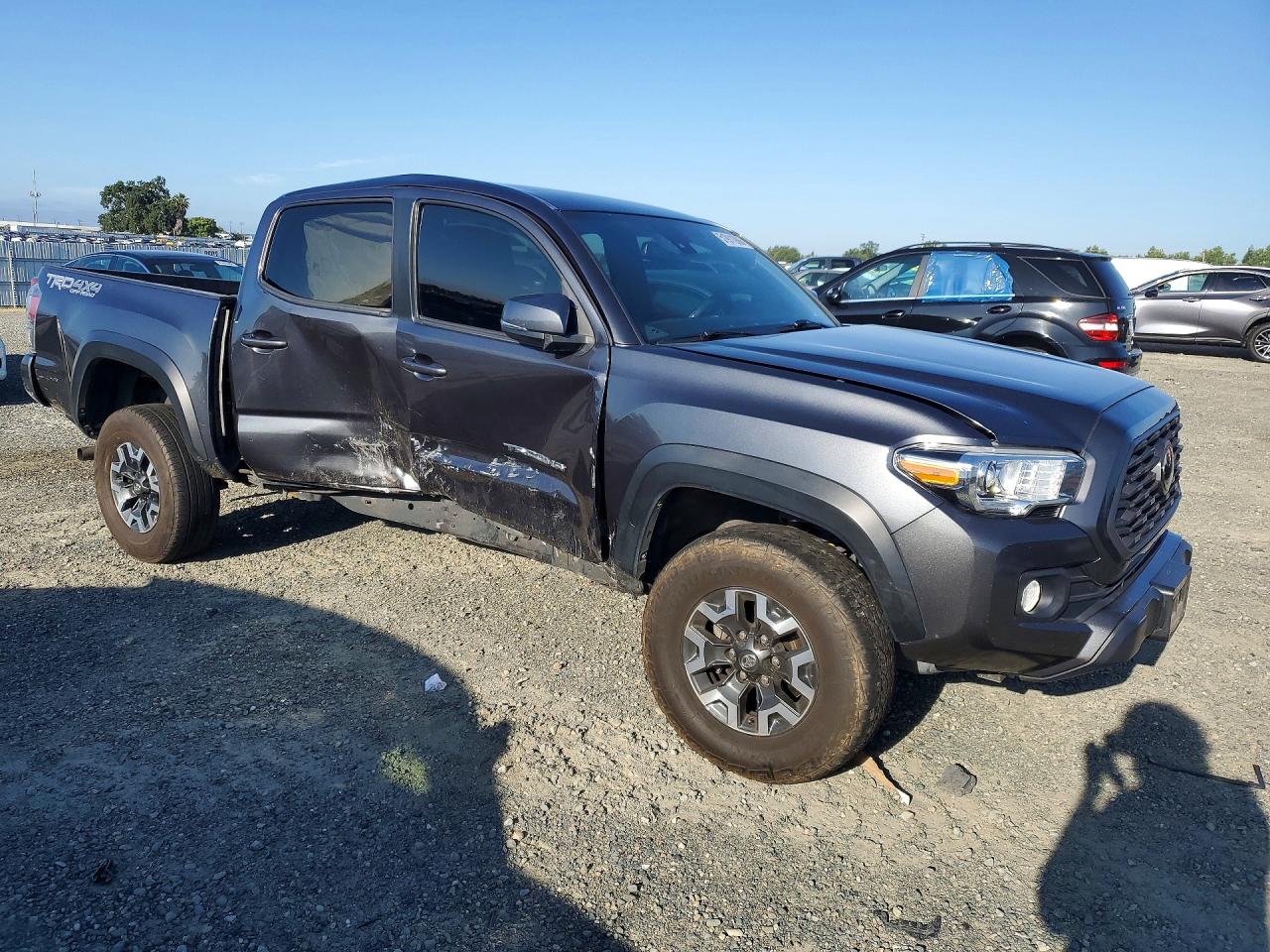 2022 Toyota Tacoma Trd Off-road Угольный vin: 3TMCZ5AN2NM488639