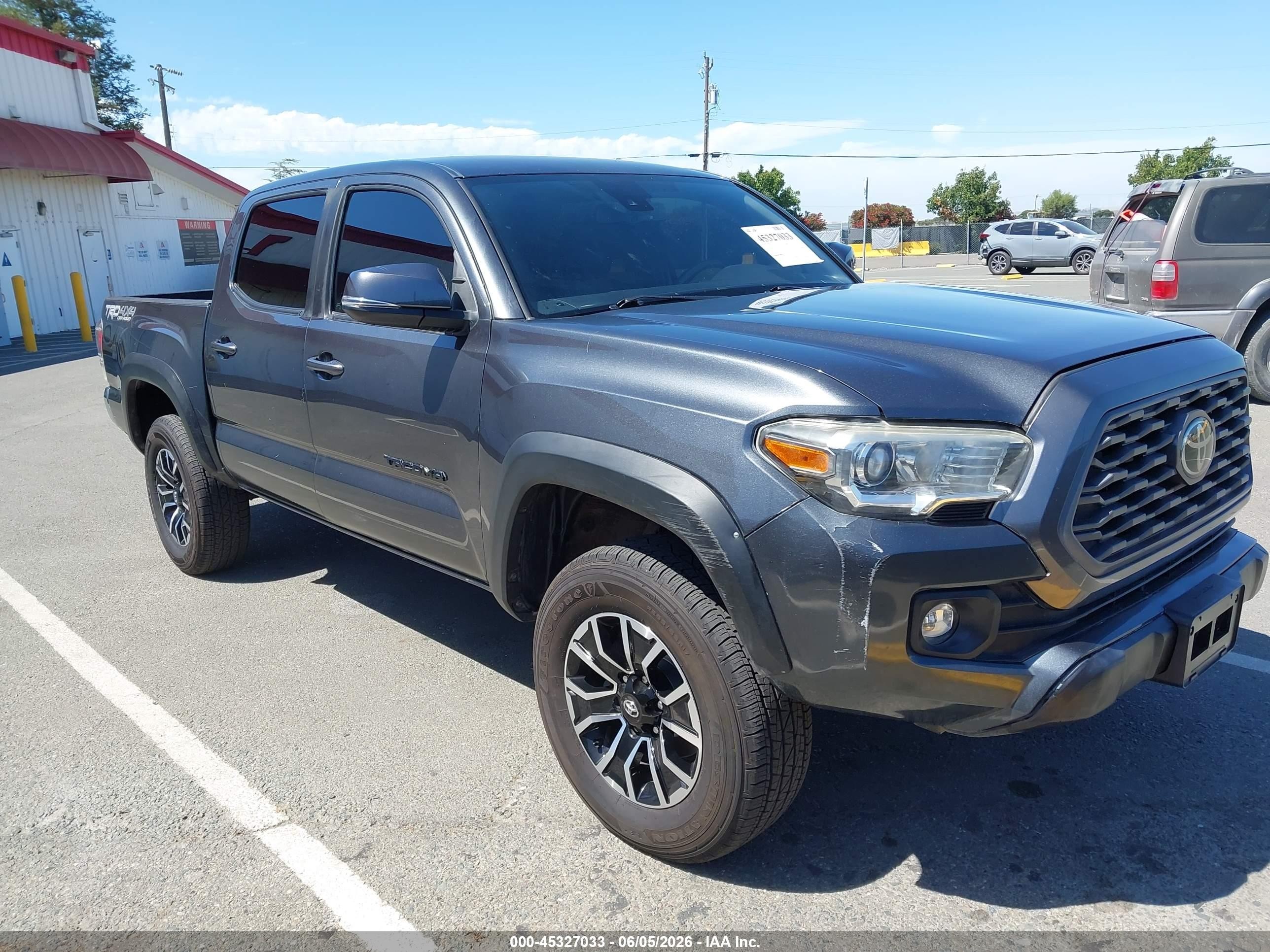 2023 Toyota Tacoma Trd Off Road Серый vin: 3TMCZ5AN2PM553301