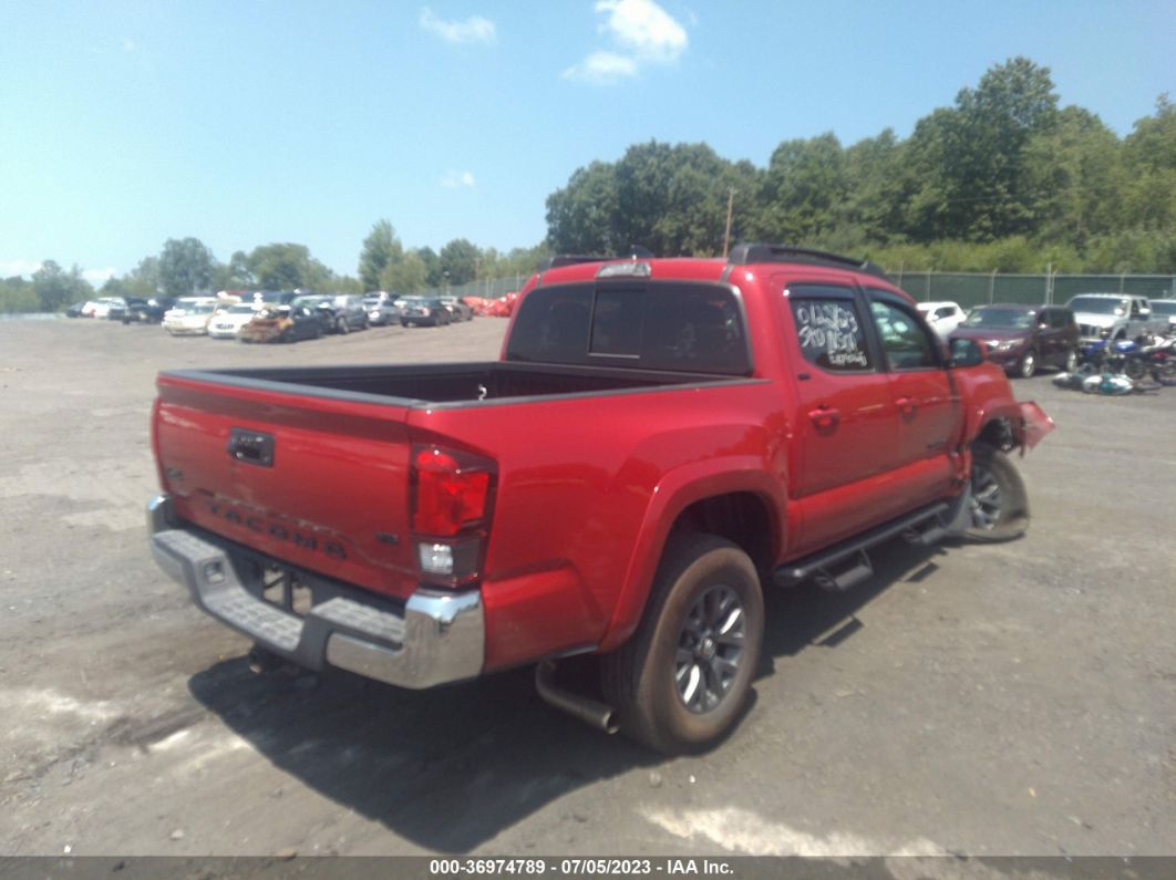 2023 Toyota Tacoma 4wd Sr5 Red vin: 3TMCZ5AN2PM556909