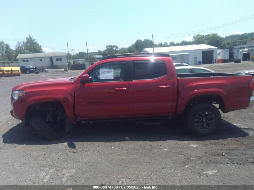 2023 Toyota Tacoma 4wd Sr5 Red vin: 3TMCZ5AN2PM556909