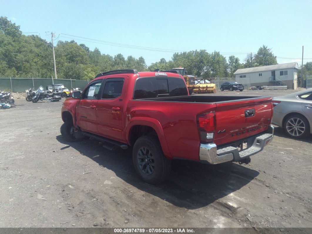2023 Toyota Tacoma 4wd Sr5 Red vin: 3TMCZ5AN2PM556909