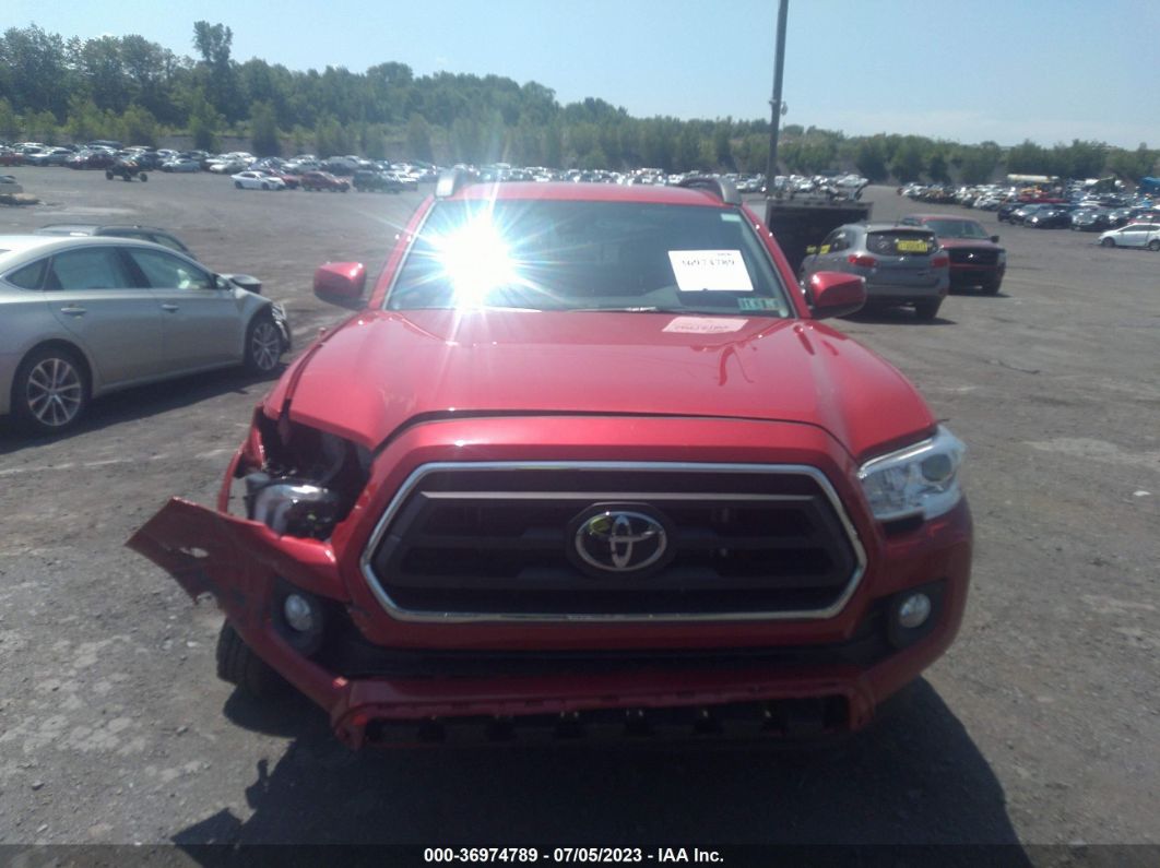 2023 Toyota Tacoma 4wd Sr5 Red vin: 3TMCZ5AN2PM556909