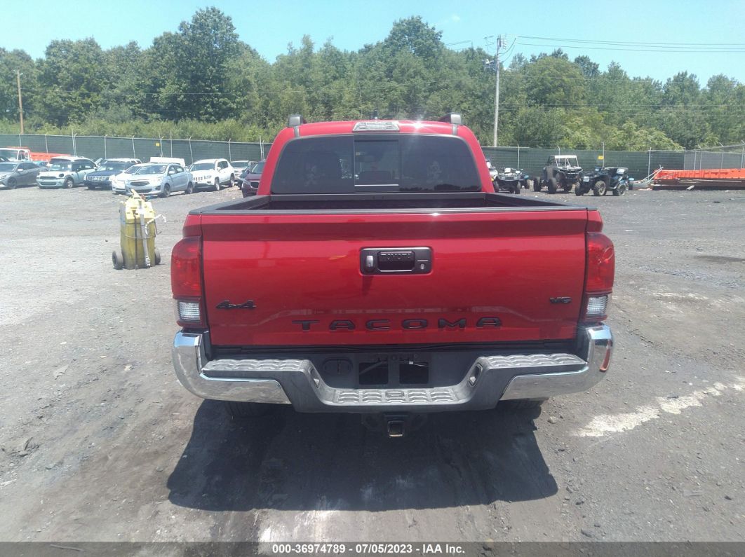 2023 Toyota Tacoma 4wd Sr5 Red vin: 3TMCZ5AN2PM556909