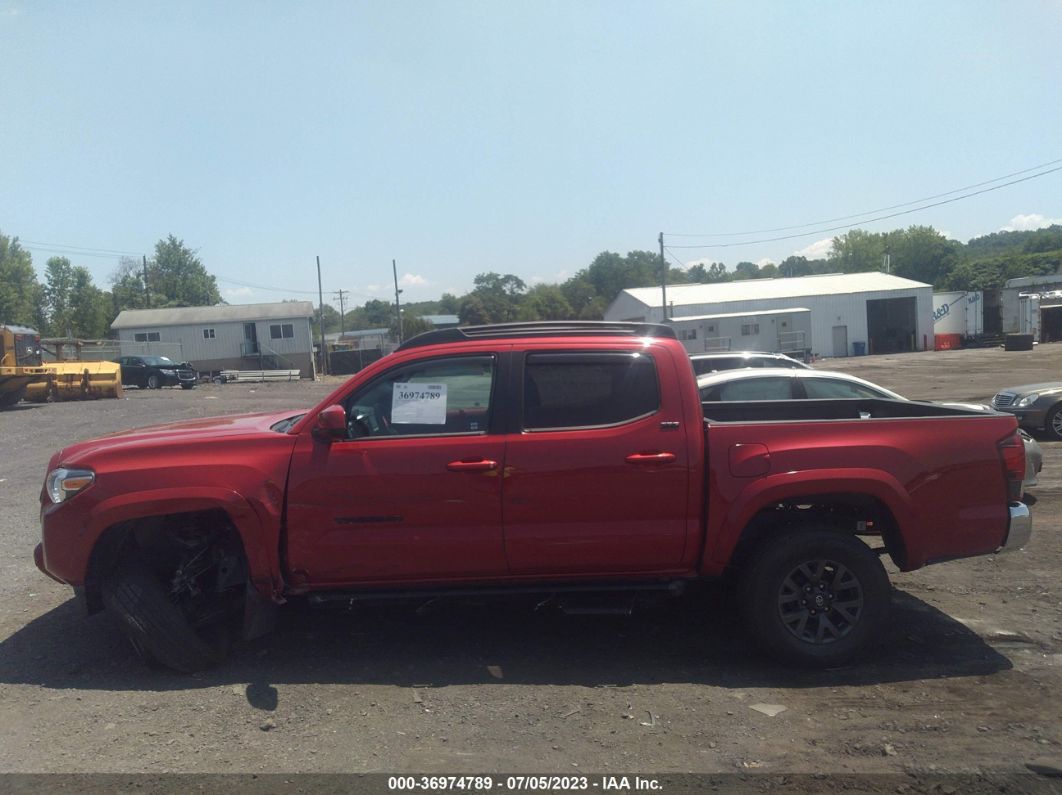 2023 Toyota Tacoma 4wd Sr5 Red vin: 3TMCZ5AN2PM556909