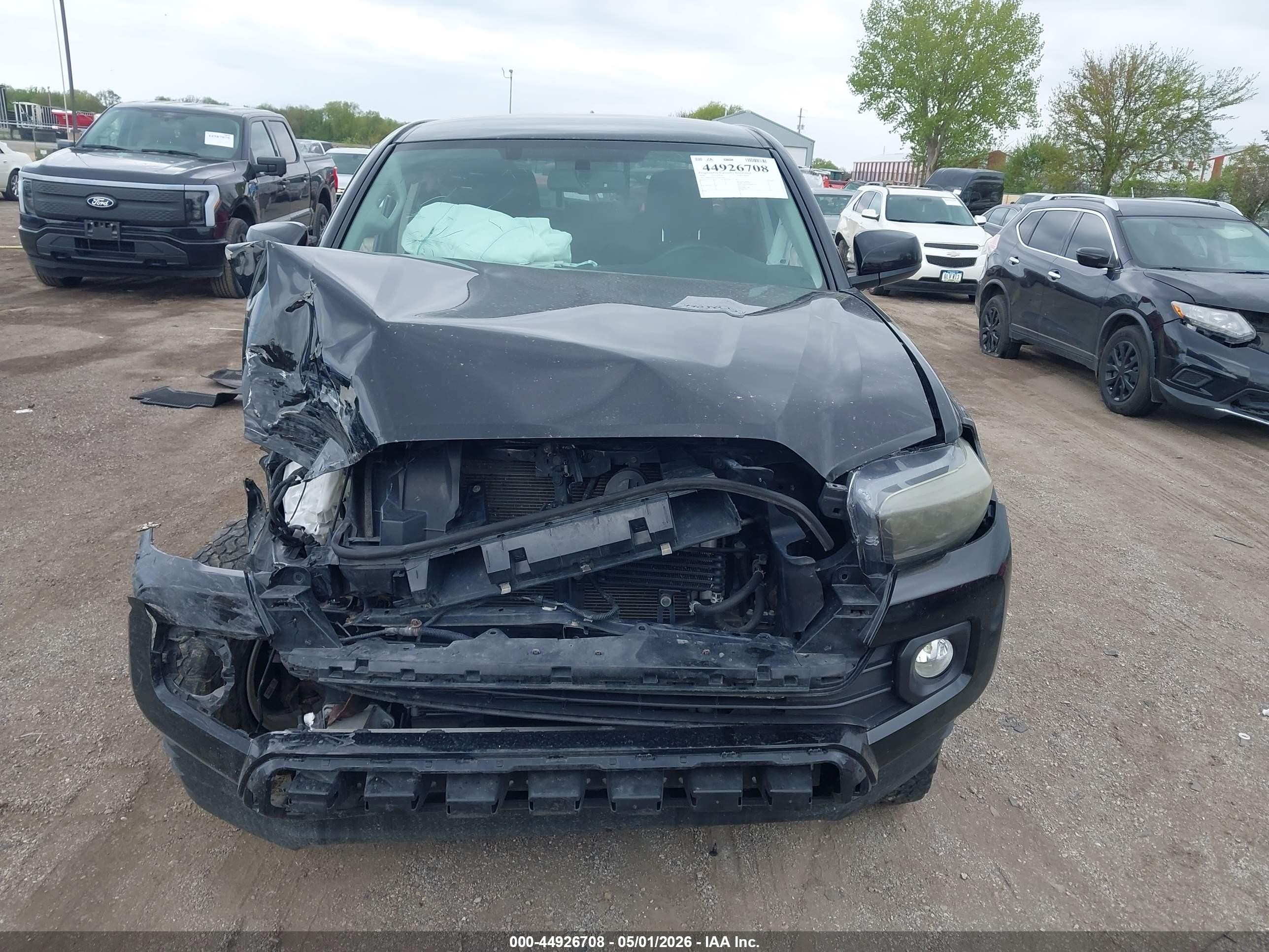 2016 Toyota Tacoma Sr5 V6 Black vin: 3TMCZ5AN3GM031499