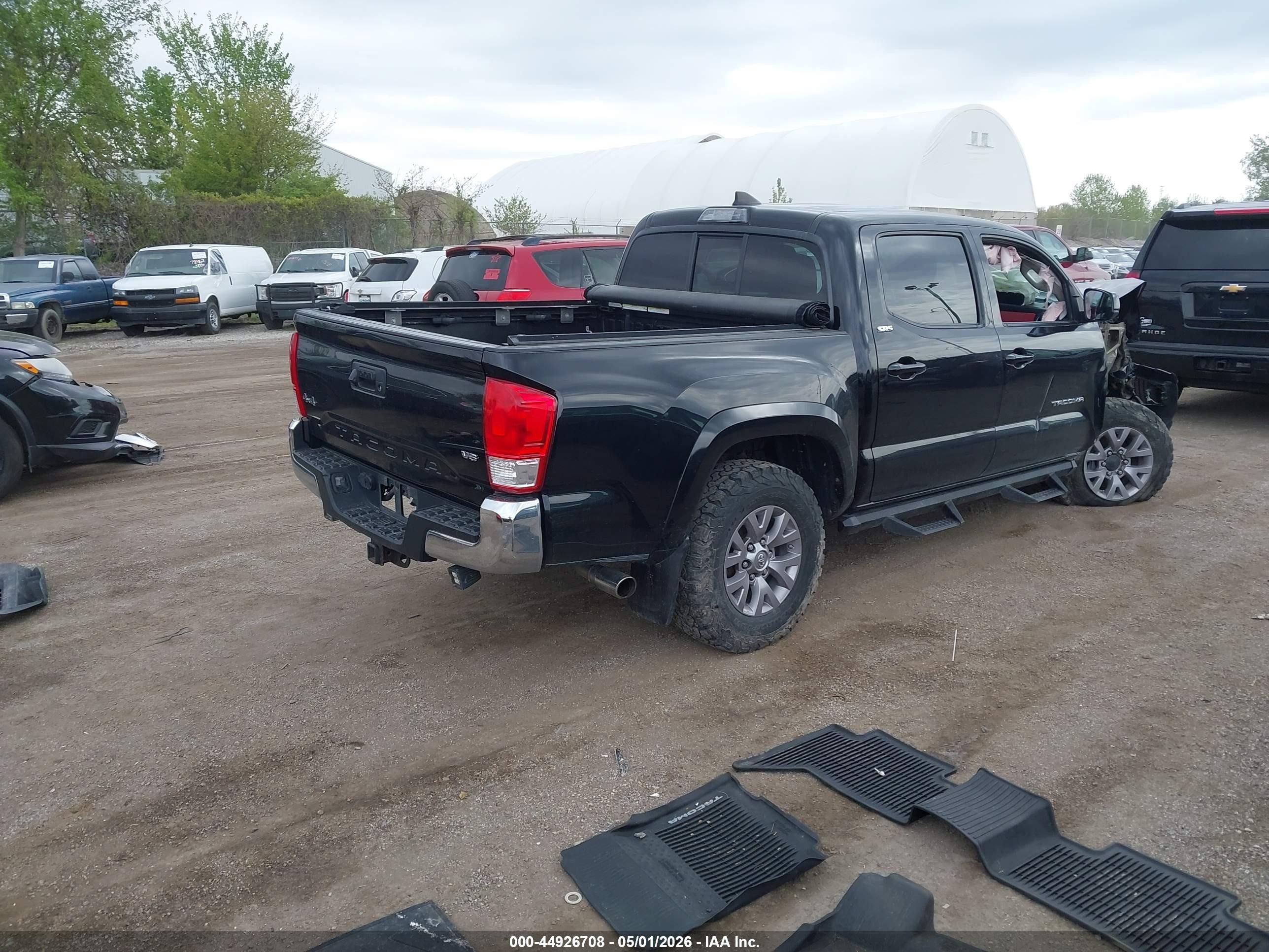 2016 Toyota Tacoma Sr5 V6 Black vin: 3TMCZ5AN3GM031499