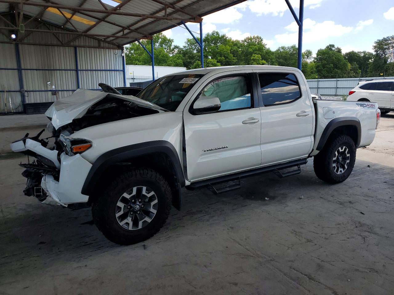 2021 Toyota Tacoma Trd Off-road White vin: 3TMCZ5AN3MM406643