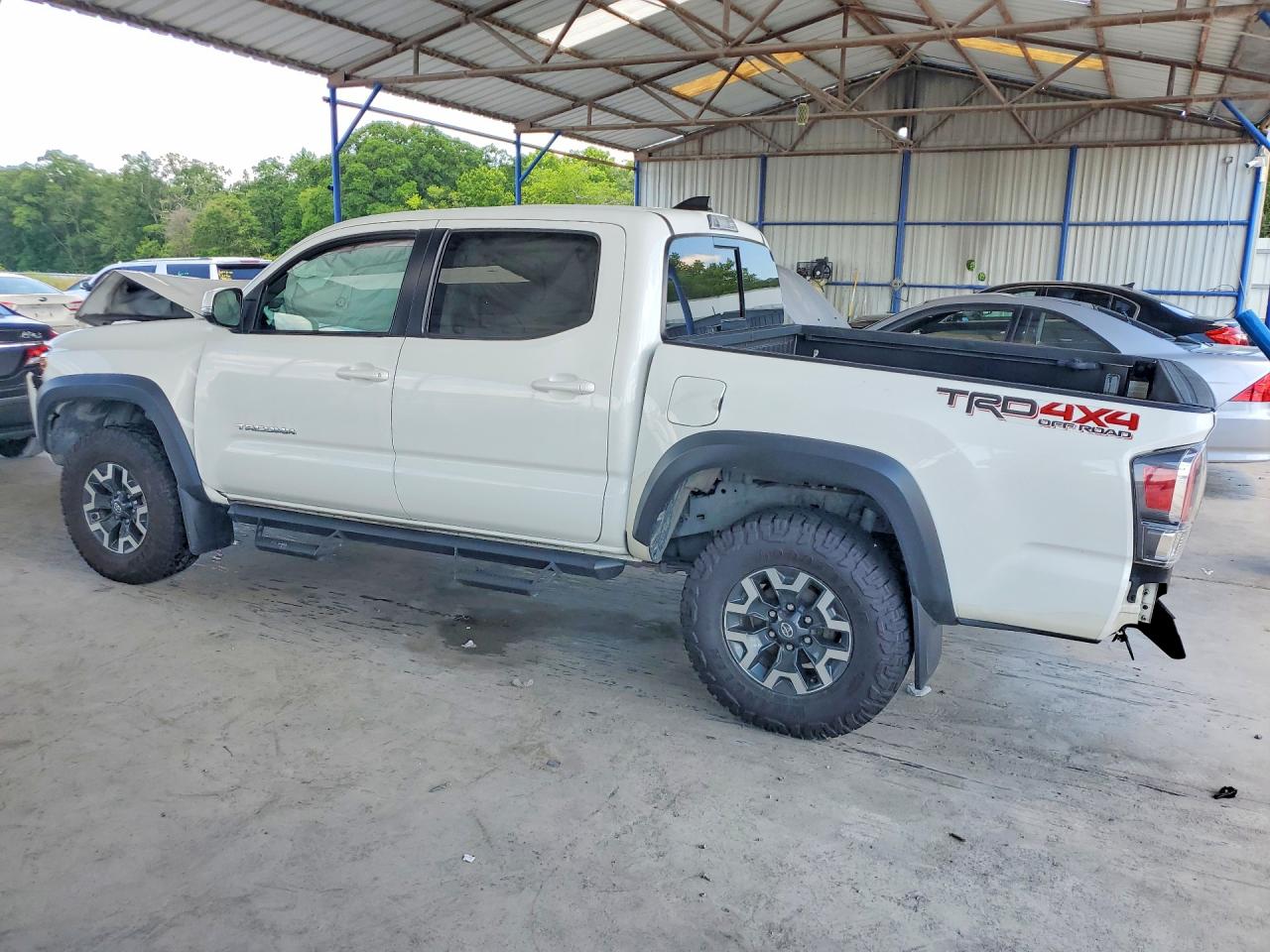 2021 Toyota Tacoma Trd Off-road White vin: 3TMCZ5AN3MM406643