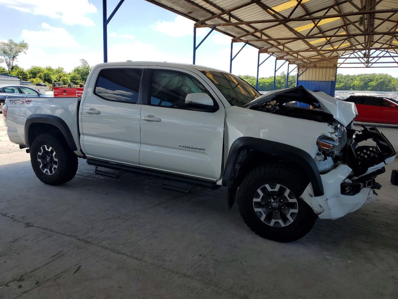 2021 Toyota Tacoma Trd Off-road White vin: 3TMCZ5AN3MM406643