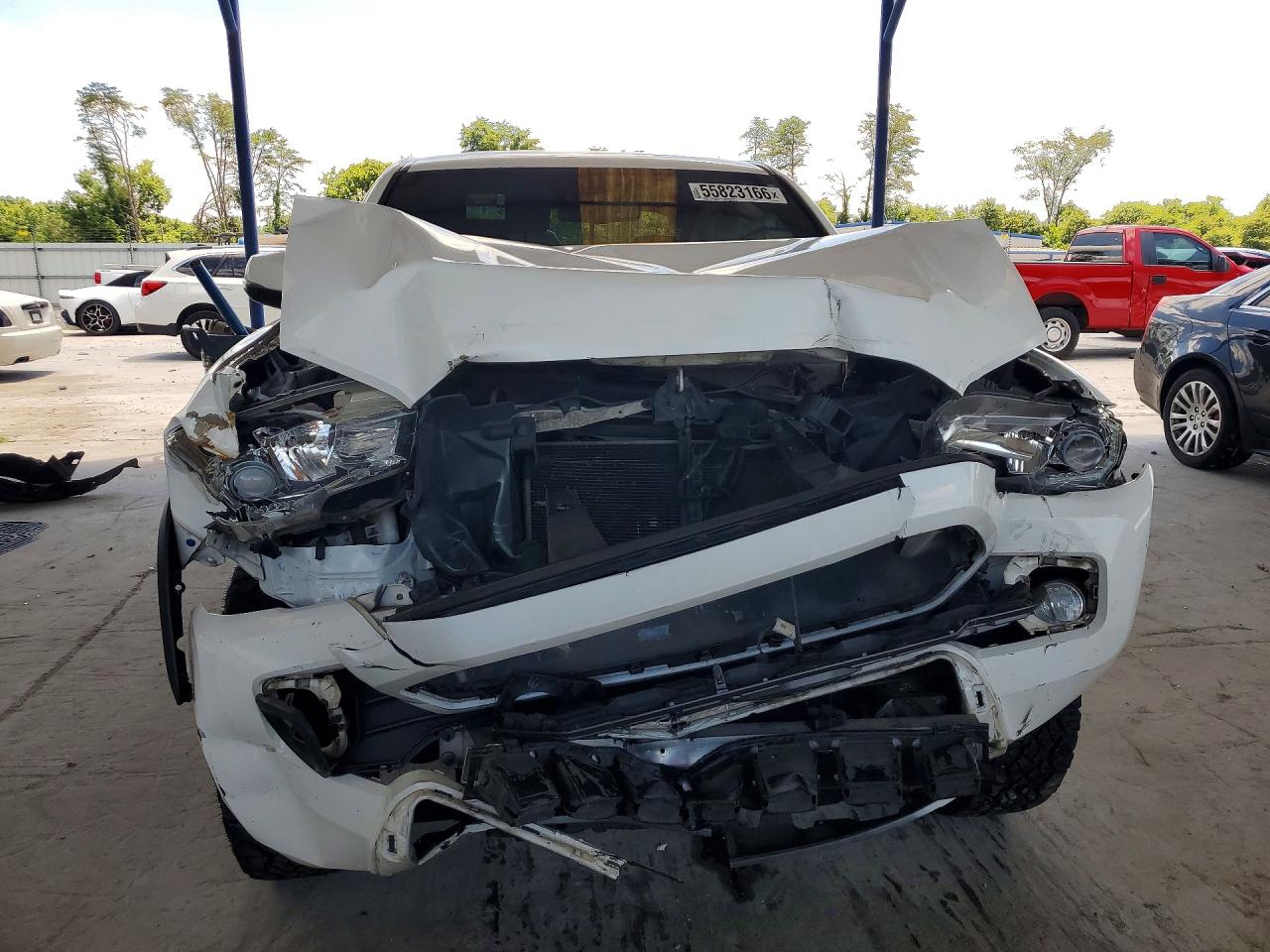 2021 Toyota Tacoma Trd Off-road White vin: 3TMCZ5AN3MM406643
