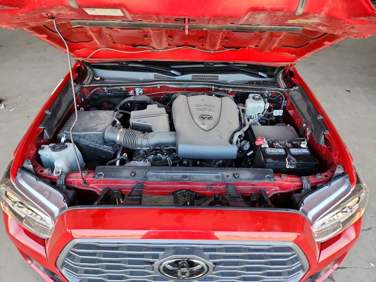 2022 Toyota Tacoma Trd Off-road Red vin: 3TMCZ5AN3NM533118