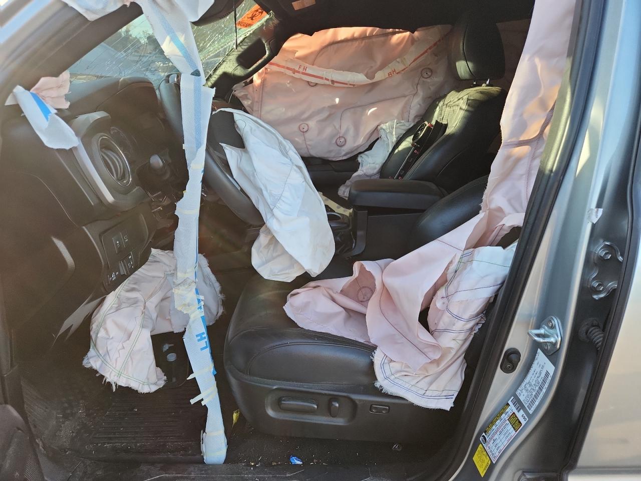 2023 Toyota Tacoma Trd Off-road Silver vin: 3TMCZ5AN4PM583870 Damage: Airbag - Front Left, Deployed, Replacement Required