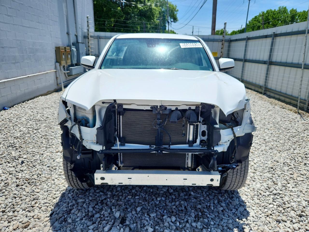 2023 Toyota Tacoma Sr V6 White vin: 3TMCZ5AN4PM652363