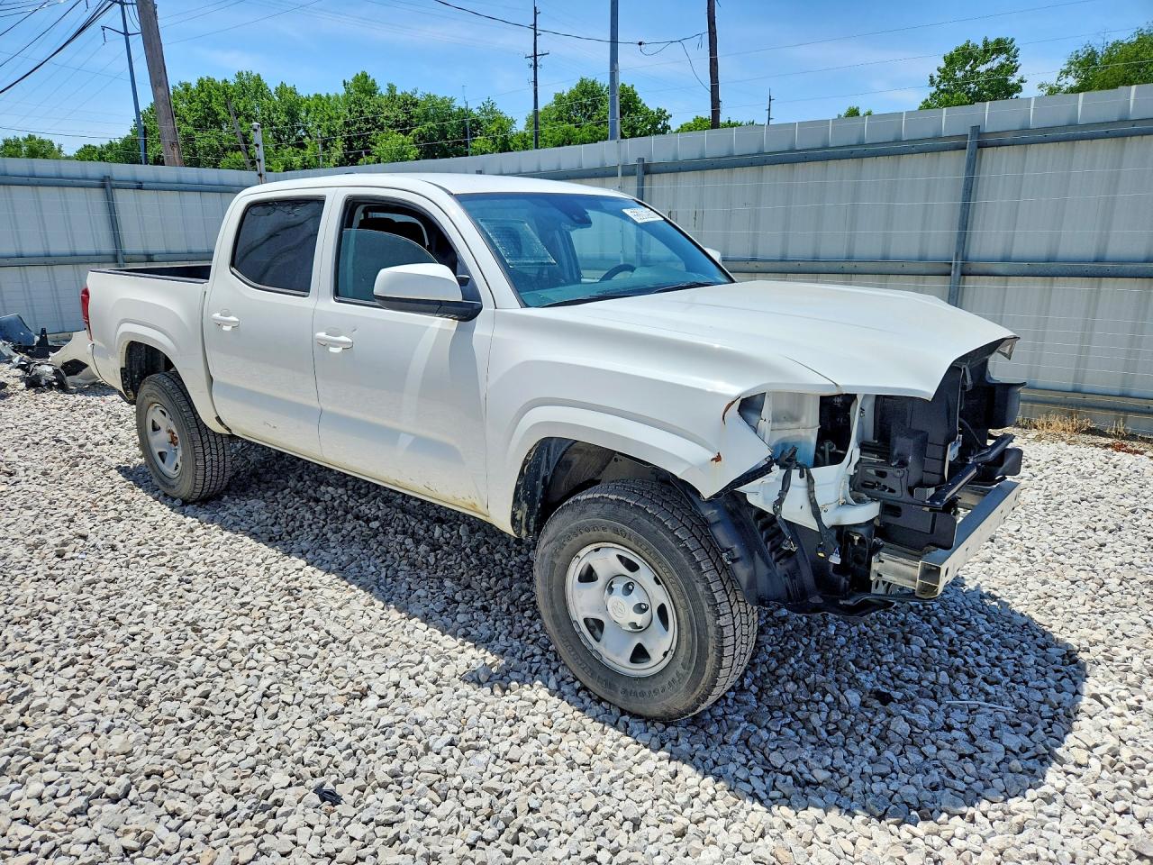 2023 Toyota Tacoma Sr V6 White vin: 3TMCZ5AN4PM652363
