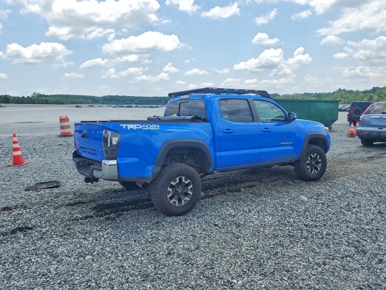 2021 Toyota Tacoma Trd Off-road Blue vin: 3TMCZ5AN5MM422729