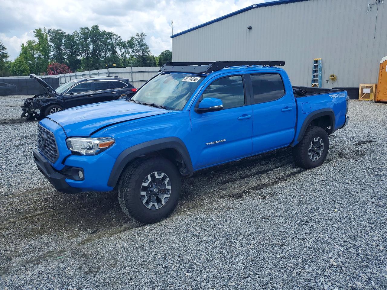 2021 Toyota Tacoma Trd Off-road Blue vin: 3TMCZ5AN5MM422729