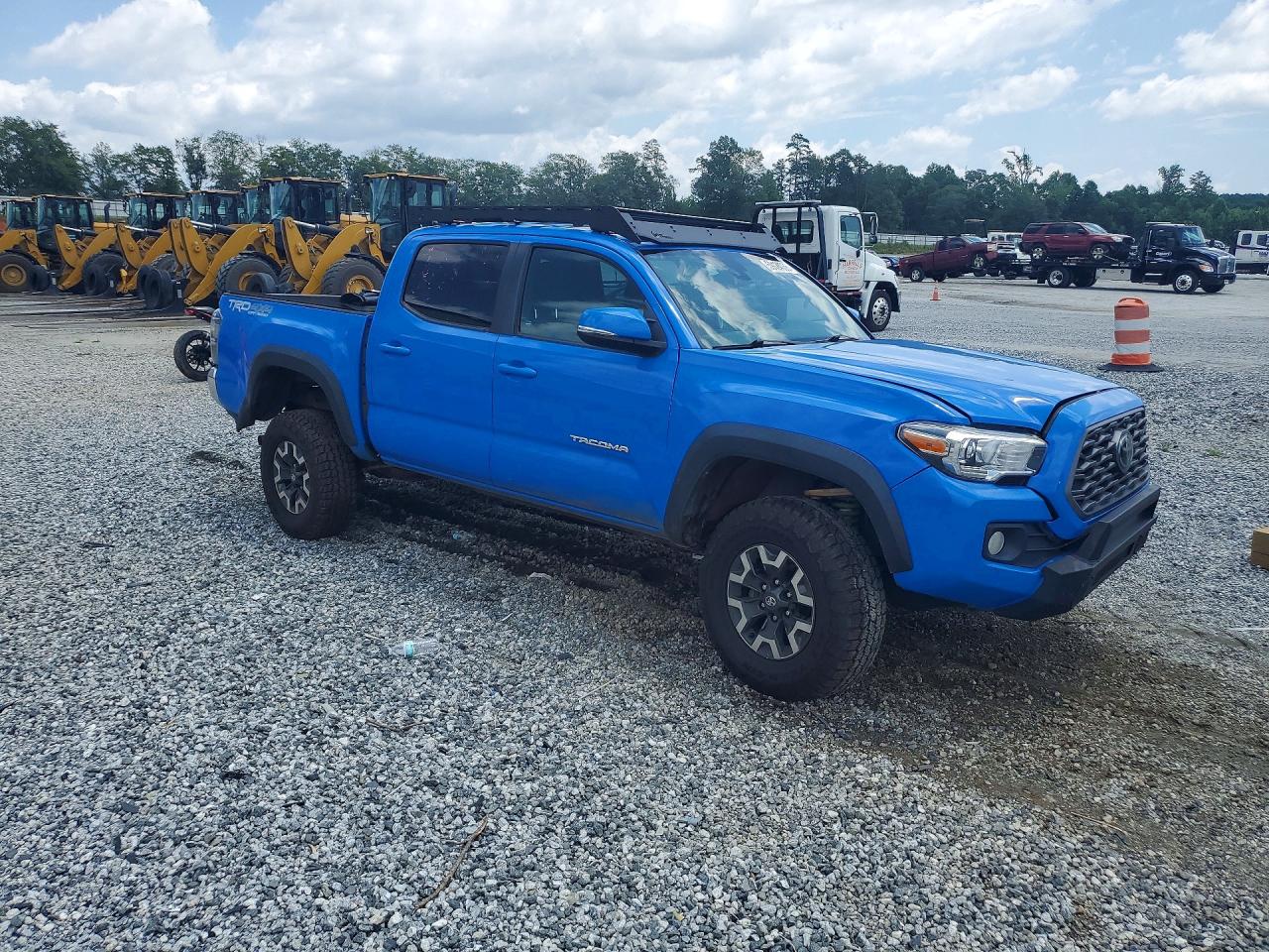 2021 Toyota Tacoma Trd Off-road Blue vin: 3TMCZ5AN5MM422729