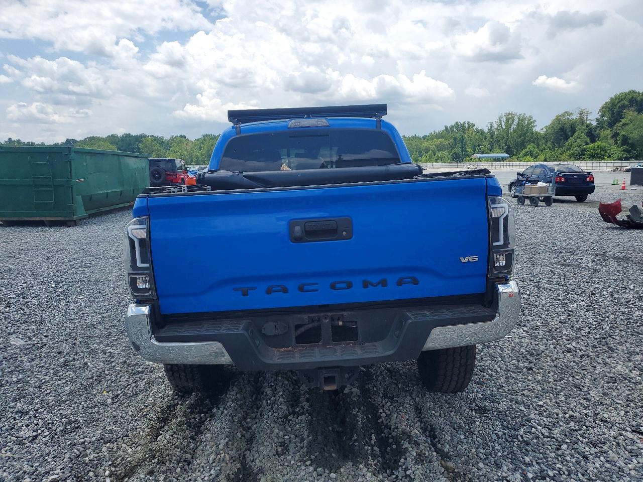 2021 Toyota Tacoma Trd Off-road Blue vin: 3TMCZ5AN5MM422729